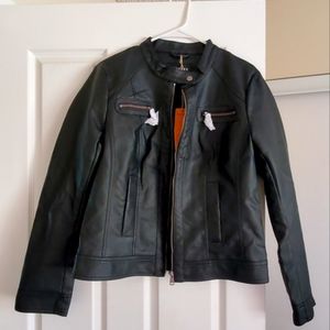 🖤Sexy Faux Lather Jacket